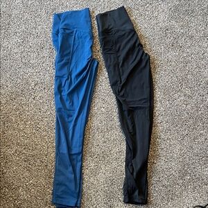 PARAGON Women's Leggings in Blue and Black